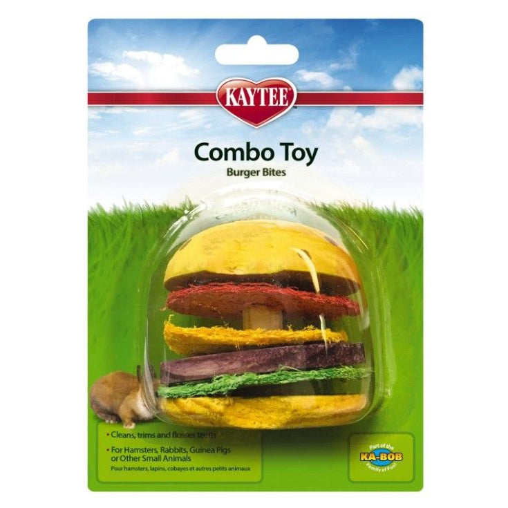 Kaytee Combo Toy - Burger Bites-Small Pet-Kaytee-1 Pack-