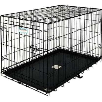 Precision Pet Pro Value by Great Crate - 1 Door Crate - Black-Dog-Precision Pet-Model 4000 (36"L x 23"W x 25"H) For Dogs up to 70 lbs-