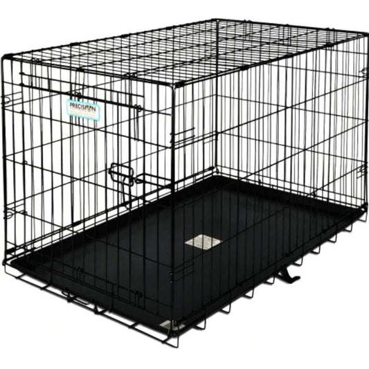 Precision Pet Pro Value by Great Crate - 1 Door Crate - Black-Dog-Precision Pet-Model 4000 (36"L x 23"W x 25"H) For Dogs up to 70 lbs-