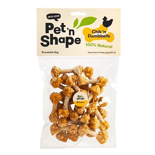 Pet 'n Shape Chik 'n Dumbbells Dog Treats-Dog-Pet 'n Shape-8 oz-