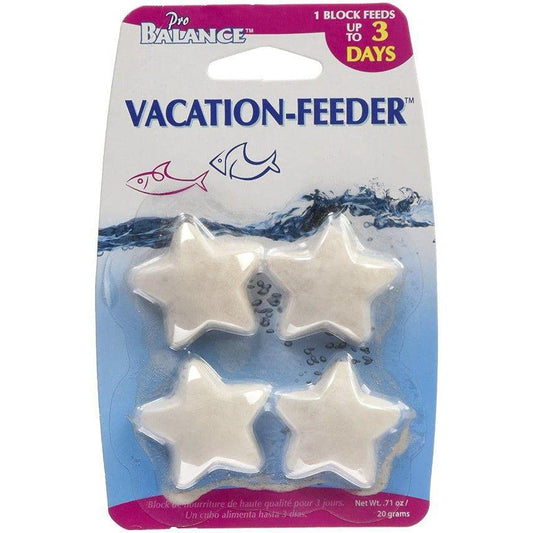 Penn Plax 3 Day Feeding Blocks - Star Shaped-Fish-Penn Plax-4 Pack-