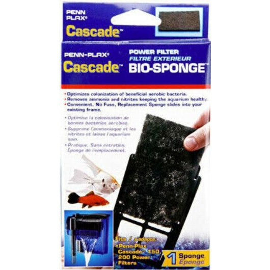 Cascade Power Filter Bio-Sponge Cartridge-Fish-Cascade-Cascade 150 & 200 Sponge Cartridge (1 Pack)-