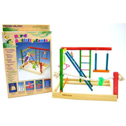Penn Plax Bird Activity Center-Bird-Penn Plax-Large - Cockatiel (14"L x 10"W x 10"H)-