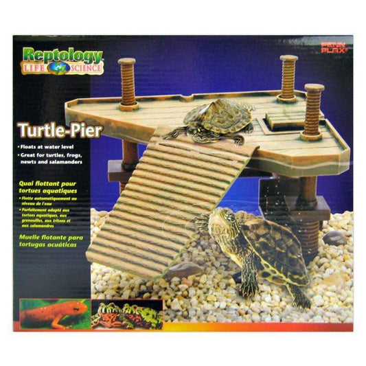 Reptology Floating Turtle Pier-Reptile-Reptology-14"L x 9.5"W x 12"H-