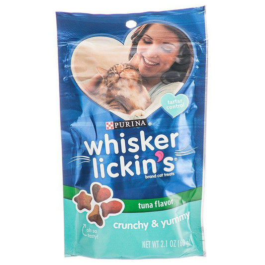 Purina Whisker Lickin's Crunch Lovers Tuna Flavored Cat Treats-Cat-Purina-1.7 oz-