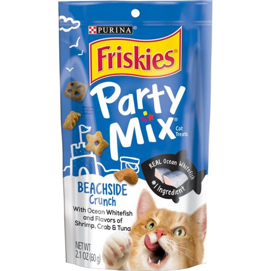 Friskies Party Mix Beachside Crunch Cat Treats-Cat-Friskies-2.1 oz-