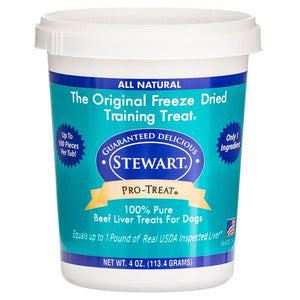 Stewart Pro-Treat 100% Pure Beef Liver for Dogs-Dog-Stewart-4 oz-