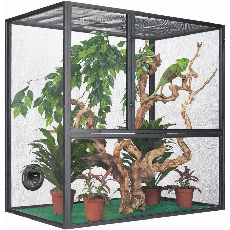 Zilla Fresh Air Screen Habitat-Reptile-Zilla-Large - 30"L x 18"W x 30"H-