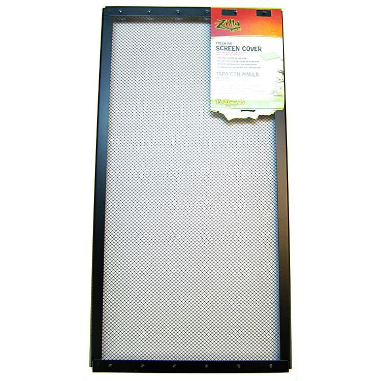 Zilla Fresh Air Fine Mesh Screen Cover-Reptile-Zilla-15-20 Gallon Tank (24" Long x 12" Wide)-