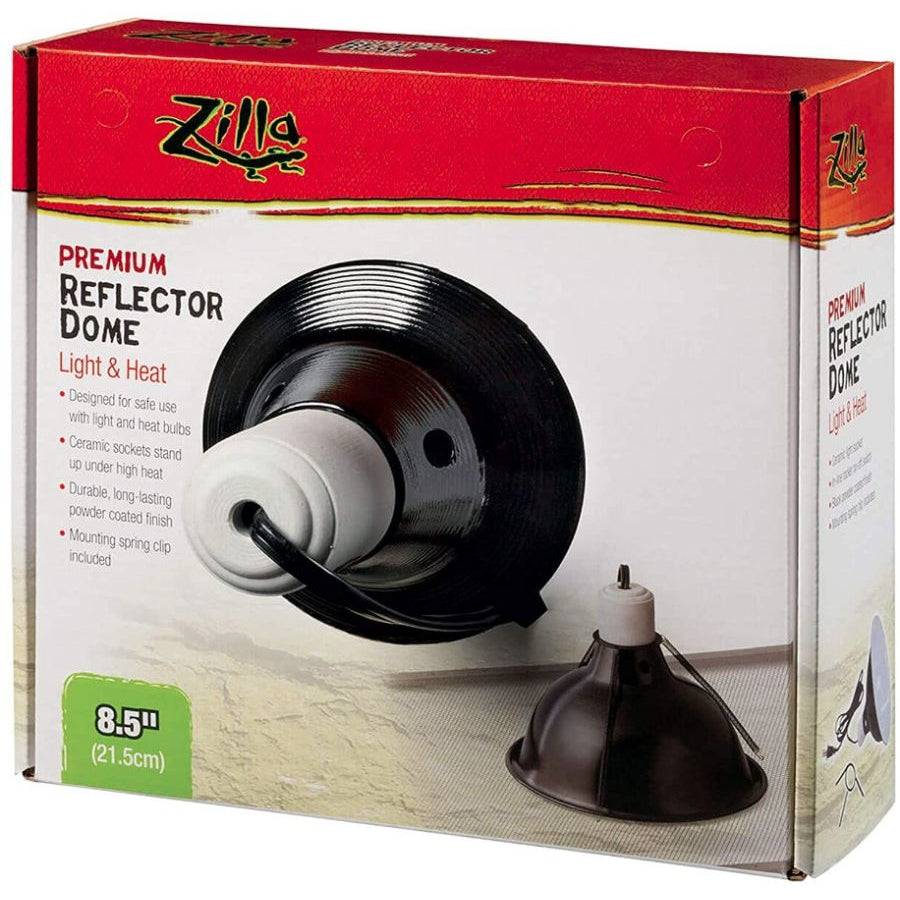 Zilla Premium Reflector Dome - Light & Heat-Reptile-Zilla-8.5"-