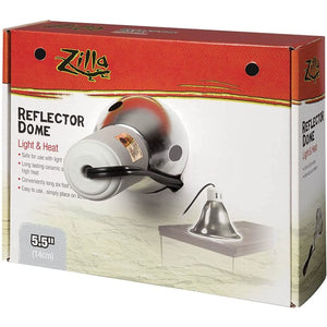 Zilla Reflector Dome with Ceramic Socket-Reptile-Zilla-60 Watts (5.5" Diameter)-