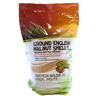 Zilla Desert Blend Ground English Walnut Shells Reptile Bedding-Reptile-Zilla-5 Quarts-