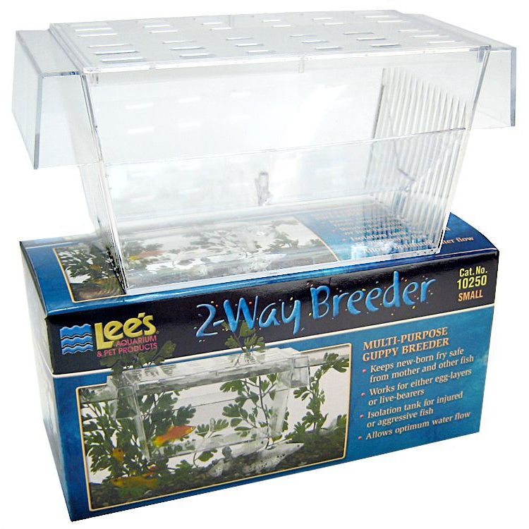 Lees 2-Way Breeding Tank-Fish-Lee's-6.75"L x 3"W x 3"H-