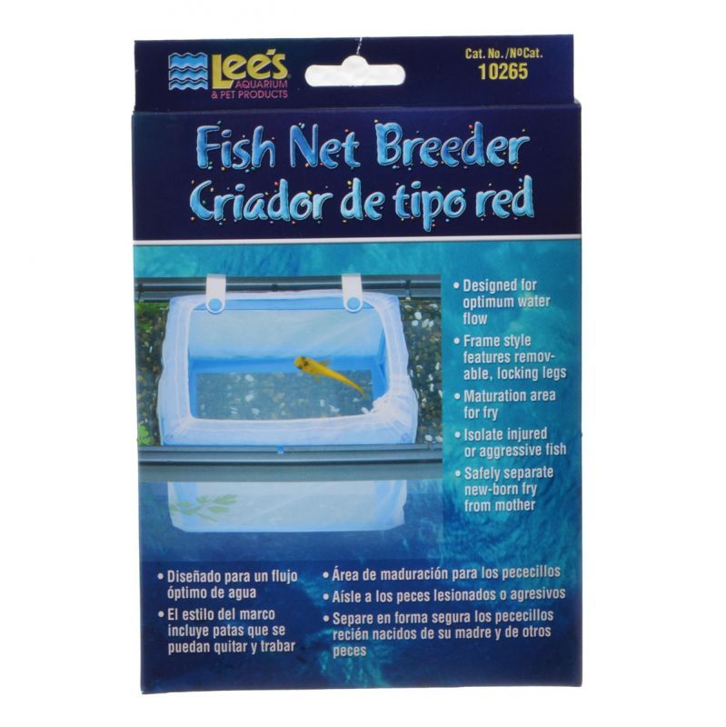 Lees Fish Net Breeder-Fish-Lee's-6.75"L x 4.75"W x 5.25"H-