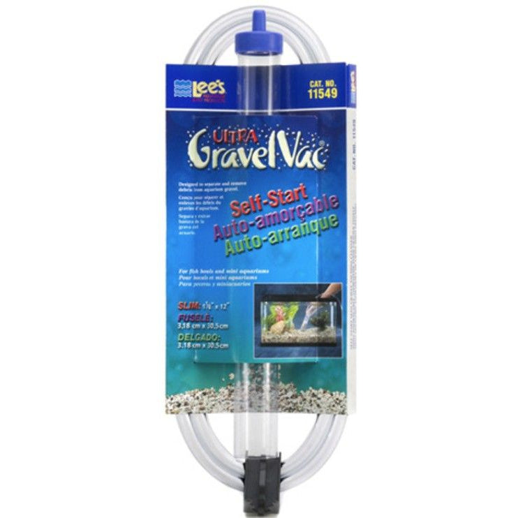 Lees Ultra Gravel Vac-Fish-Lee's-Slim - 12" Long-