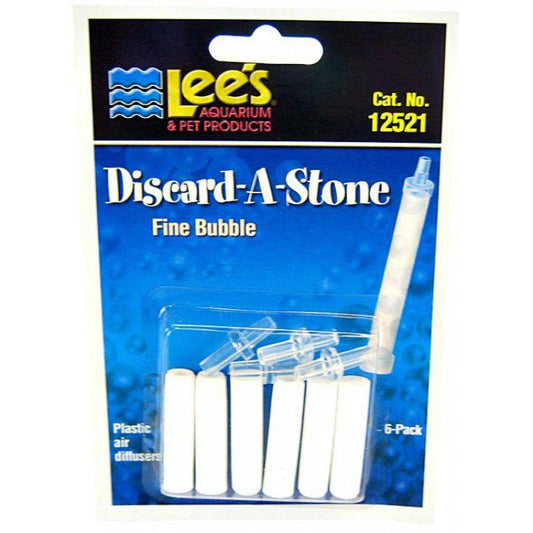 Lees Discard-A-Stone Fine Bubble-Fish-Lee's-6 Pack-