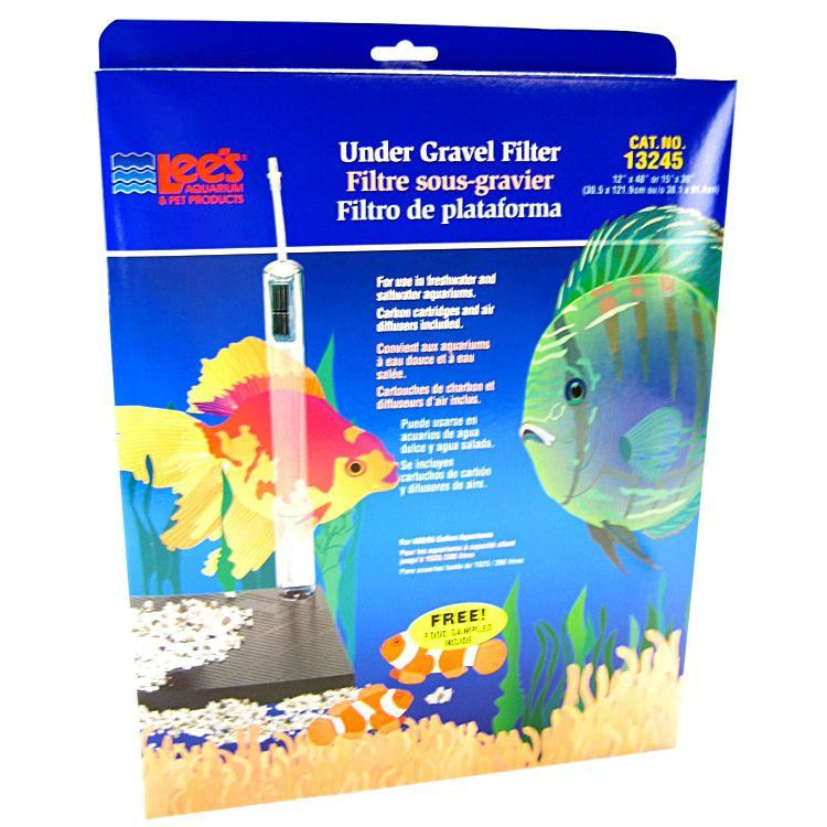 Lees Original Undergravel Filter-Fish-Lee's-48" Long x 12" Wide or 36" Long x 15" Wide (55 Gallons)-