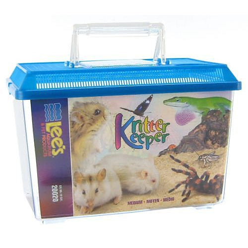 Lees Kritter Keeper with Lid-Small Pet-Lee's-Medium - 11.75"L x 6.75"W x 8"H-