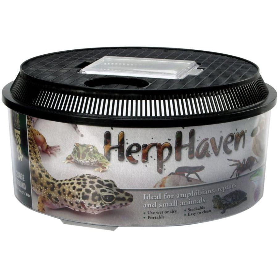 Lees HerpHaven Terrarium - Round-Reptile-Lee's-11" Diameter x 5.5" High-