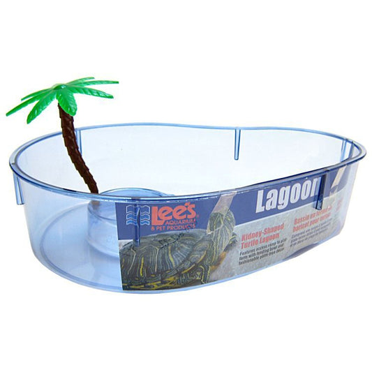 Lees Turtle Lagoon - Assorted Shapes-Reptile-Lee's-Kidney Shaped - 12"L x 8"W x 3"H-