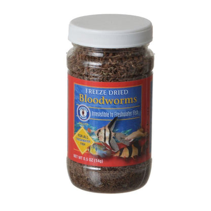 SF Bay Brands Freeze Dried Blood Worms-Fish-San Francisco Bay Brands-0.5 oz-