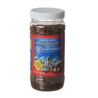 SF Bay Brands Freeze Dried Blood Worms-Fish-San Francisco Bay Brands-1 oz-