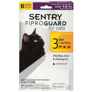 Sentry FiproGuard for Cats-Cat-Sentry-6 Doses-