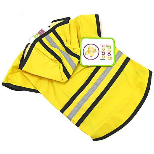 Fashion Pet Rainy Day Dog Slicker - Yellow-Dog-Fashion Pet-Small (10"-14" From Neck to Tail)-