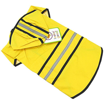 Fashion Pet Rainy Day Dog Slicker - Yellow-Dog-Fashion Pet-Medium (14"-19" From Neck to Tail)-