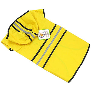Fashion Pet Rainy Day Dog Slicker - Yellow-Dog-Fashion Pet-Large (19"-24" From Neck to Tail)-