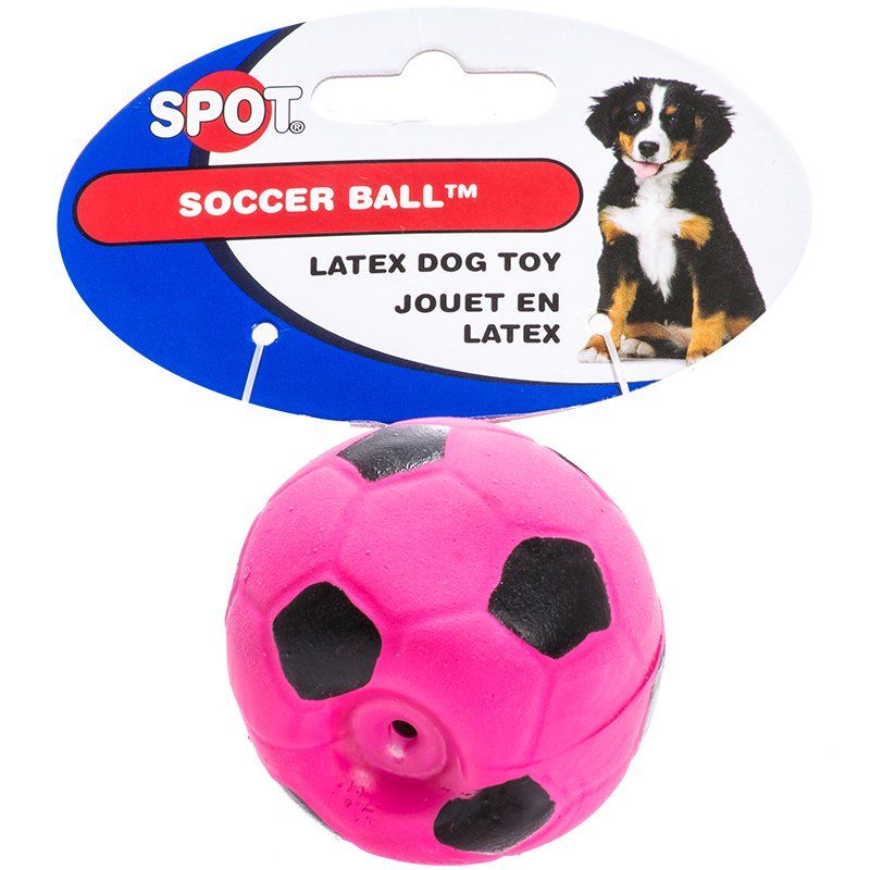 Spot Spotbites Latex Socer Ball-Dog-Spot-2" Diameter-