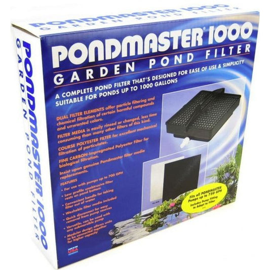 Pondmaster 1000 Garden Pond Filter Only-Fish-Pondmaster-700 GPH - Up to 1,000 Gallons-