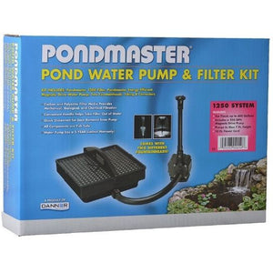 Pondmaster Garden Pond Filter System Kit-Fish-Pondmaster-Model 1250 - 250 GPH (Up to 600 Gallons)-