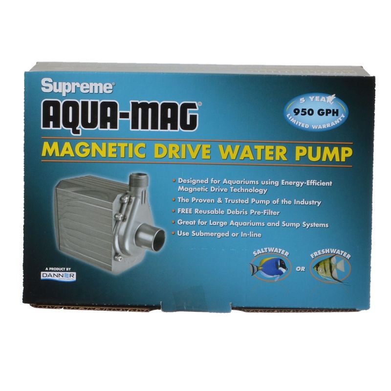 Supreme Aqua-Mag Magnetic Drive Water Pump-Fish-Supreme-Aqua-Mag 9.5 Pump (950 GPH)-