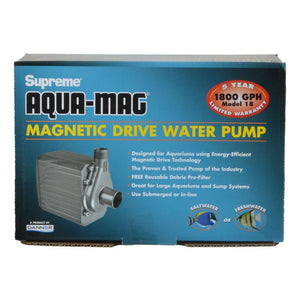 Supreme Aqua-Mag Magnetic Drive Water Pump-Fish-Supreme-Aqua-Mag 18 Pump (1,800 GPH)-