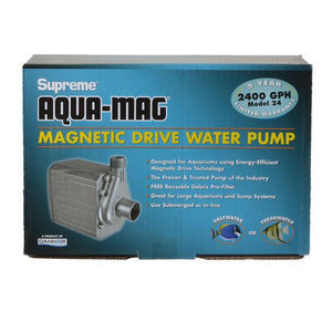 Supreme Aqua-Mag Magnetic Drive Water Pump-Fish-Supreme-Aqua-Mag 24 Pump (2,400 GPH)-