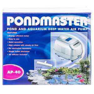 Pondmaster Pond & Aquarium Deep Water Air Pump-Fish-Pondmaster-AP 40 (5,000 Gallons - 2,900 Cubic Inches per Minute)-