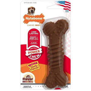 Nylabone Dura Chew Power Chew Bone Flavor Medley-Dog-Nylabone-Wolf - (Up to 35 lbs)-