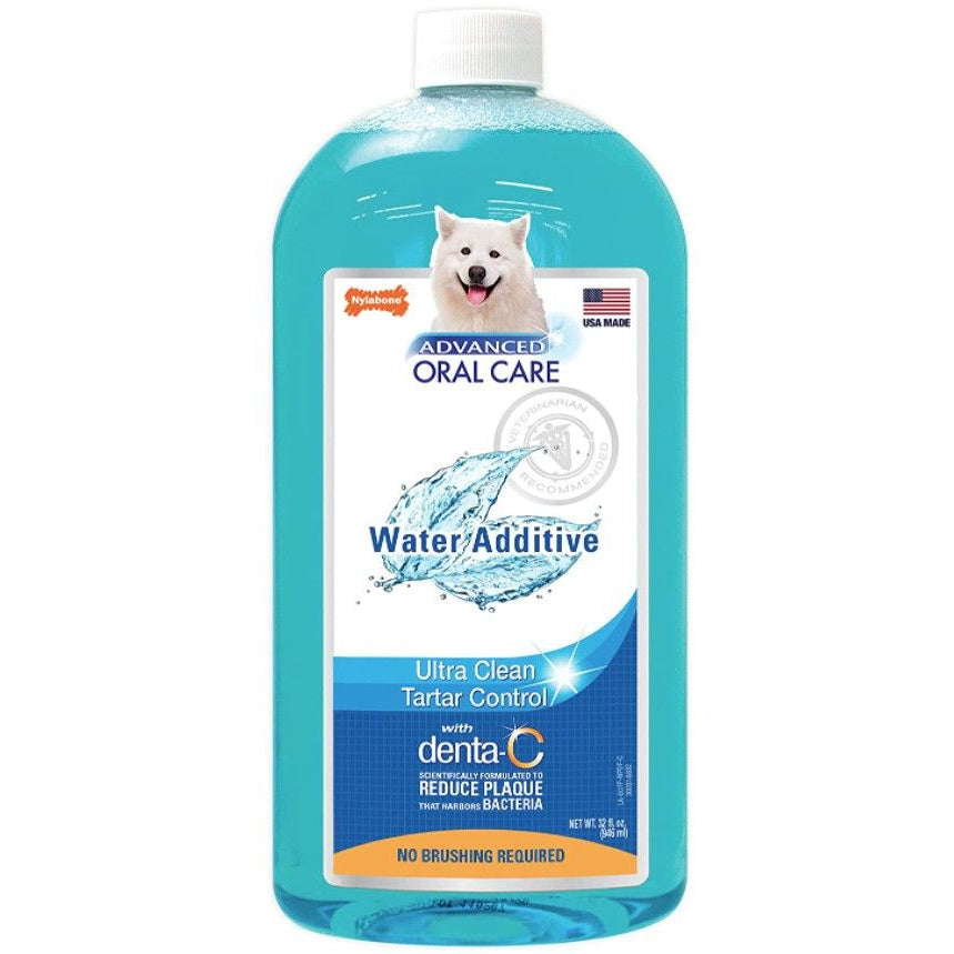 Nylabone Advanced Oral Care Water Additive Ultra Clean Tartar Control for Dogs-Dog-Nylabone-32 oz-