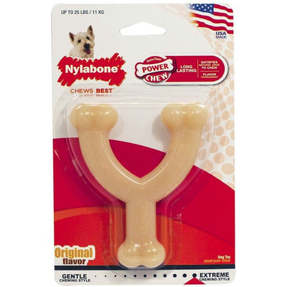 Nylabone Dura Chew Wishbone - Original Flavor-Dog-Nylabone-Regular - For Dogs up to 50 lbs-