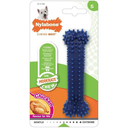 Nylabone Dental Chew Bone - Chicken Flavor-Dog-Nylabone-Regular (1 Pack)-