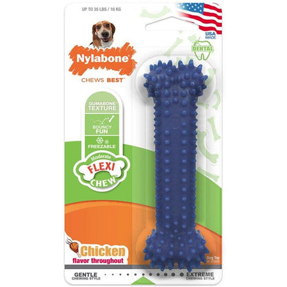 Nylabone Dental Chew Bone - Chicken Flavor-Dog-Nylabone-Wolf (1 Pack)-