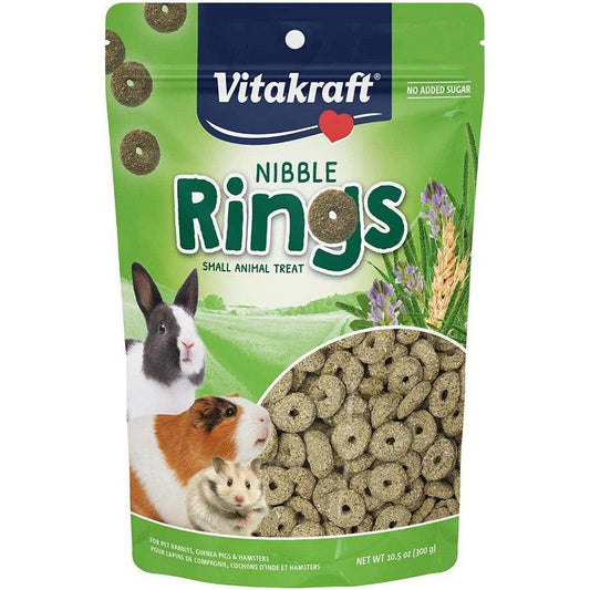 VitaKraft Nibble Rings Small Animal Treats-Small Pet-Vitakraft-10.5 oz-