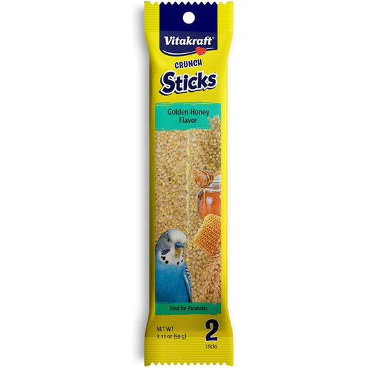 VitaKraft Honey Sticks for Parakeets-Bird-Vitakraft-2.11 oz (2 Pack)-