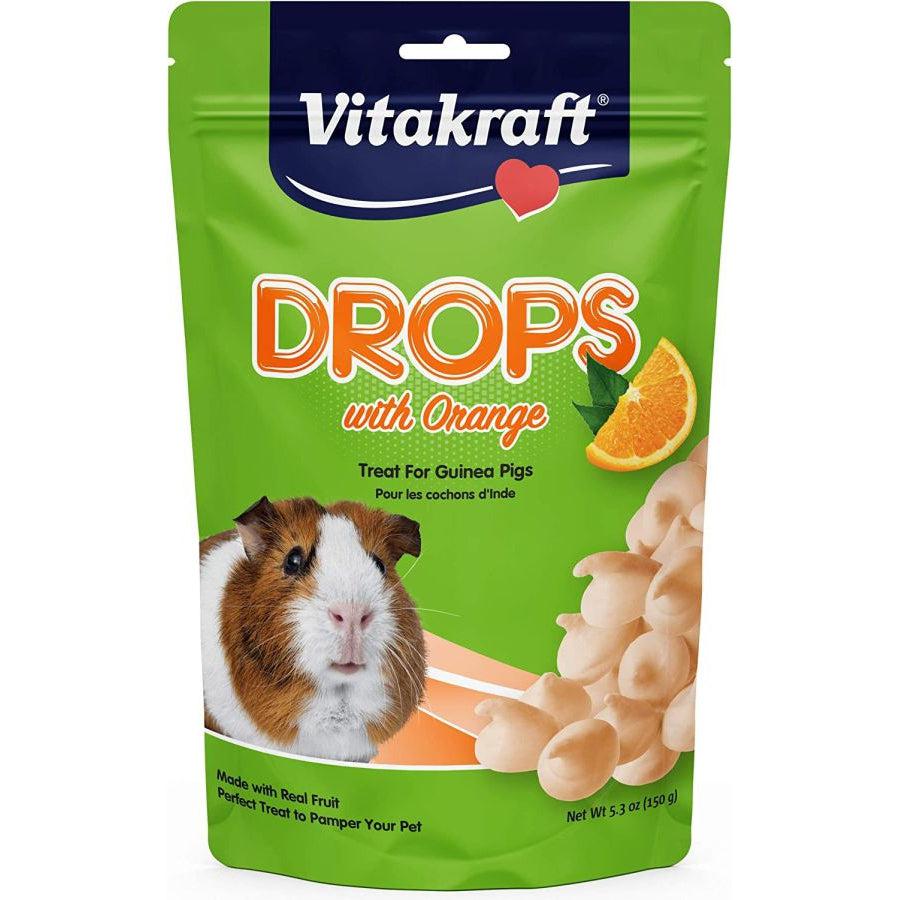 Vitakraft Drops with Orange for Pet Guinea Pigs-Small Pet-Vitakraft-5.3 oz-