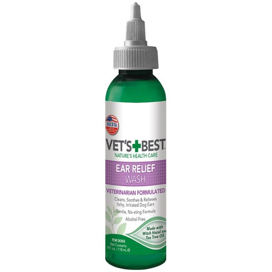 Vets Best Ear Relief Wash for Dogs-Dog-Vet's Best-4 oz-