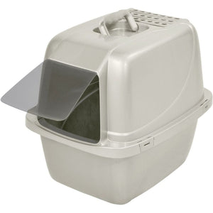 Van Ness Enclosed Cat Litter Pan with Zeolite Air Filter-Cat-Van Ness-Large White-
