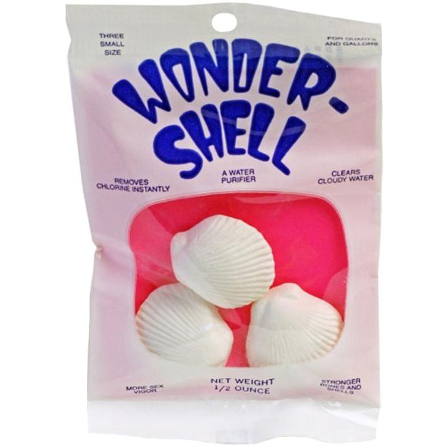 Weco Wonder Shell De-Chlorinator-Fish-Weco-Small - For Bowls up to 1 Gallon (3 Pack)-