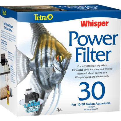 Tetra Whisper Power Filter for Aquariums-Fish-Tetra-PF-30 (10-30 Gallon Aquariums)-