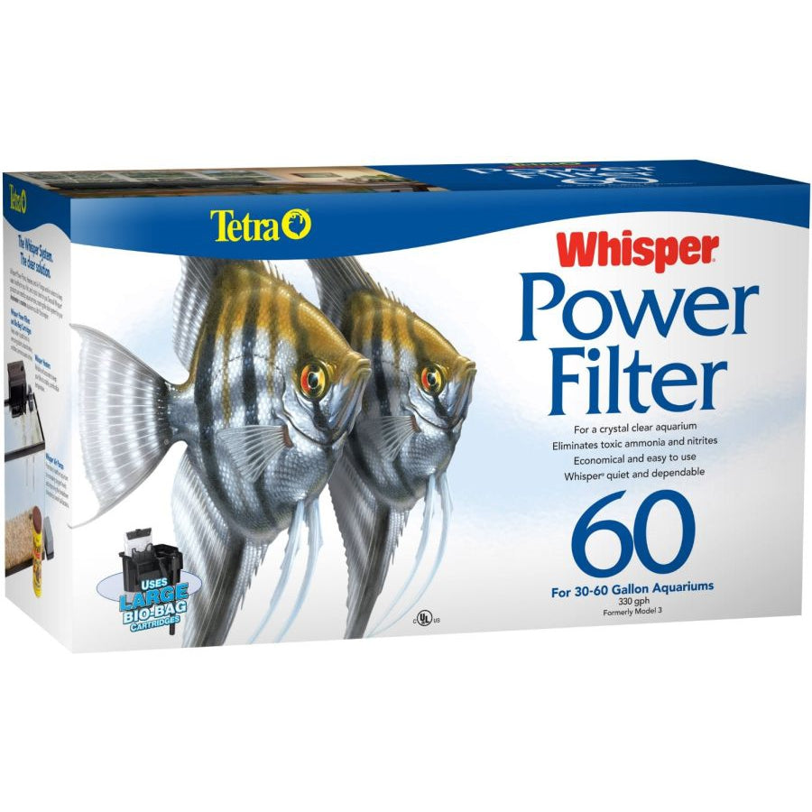 Tetra Whisper Power Filter for Aquariums-Fish-Tetra-PF-60 (30-60 Gallon Aquariums)-